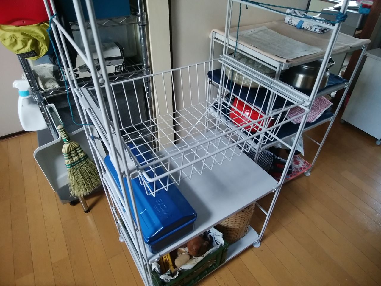 無印良品スチールユニットシェルフでキッチン用品を整理してみました ロングライフデザイン オキニイリ 無印良品スチールユニットシェルフでキッチン用品を整理してみました ロングライフデザイン オキニイリ