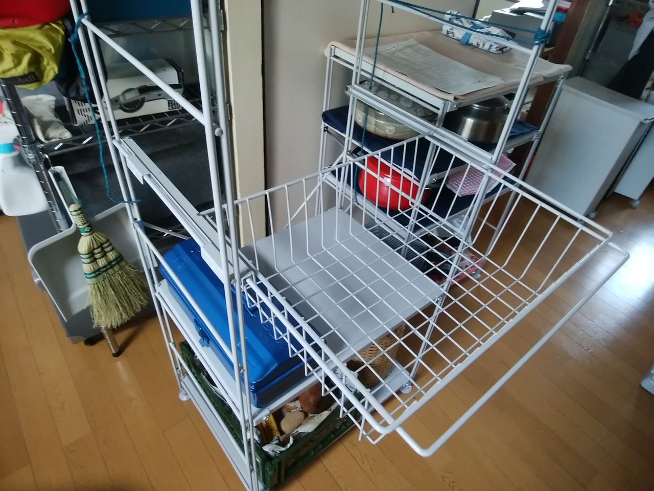 無印良品スチールユニットシェルフでキッチン用品を整理してみました ロングライフデザイン オキニイリ 無印良品スチールユニットシェルフでキッチン用品を整理してみました ロングライフデザイン オキニイリ