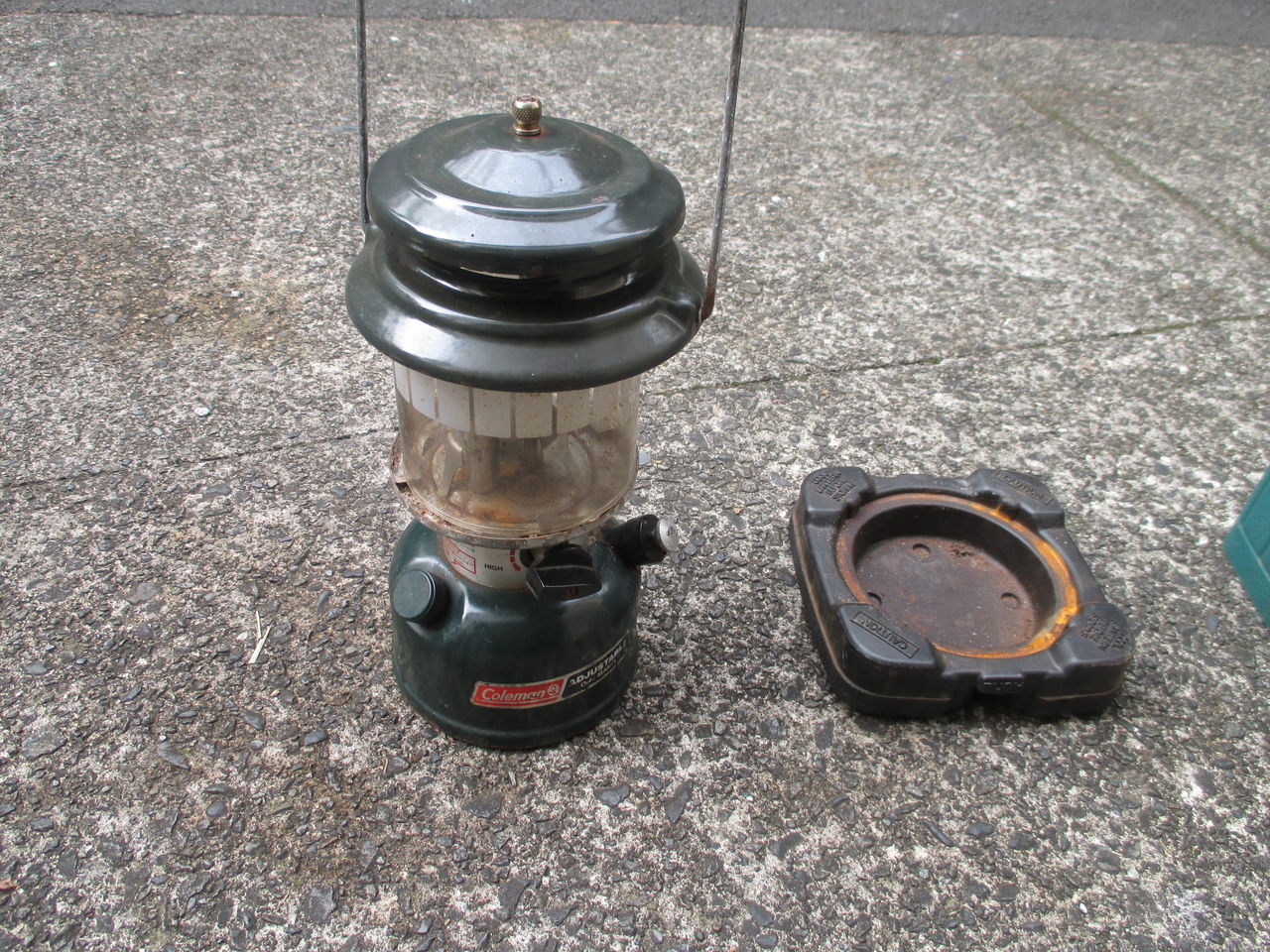 コールマンランタン286a レストアしました ロングライフデザイン オキニイリ