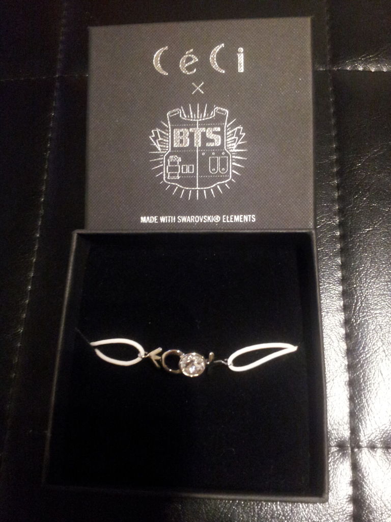 CeCi x BTS ブレスレット(白) ジョングク トレカ付き