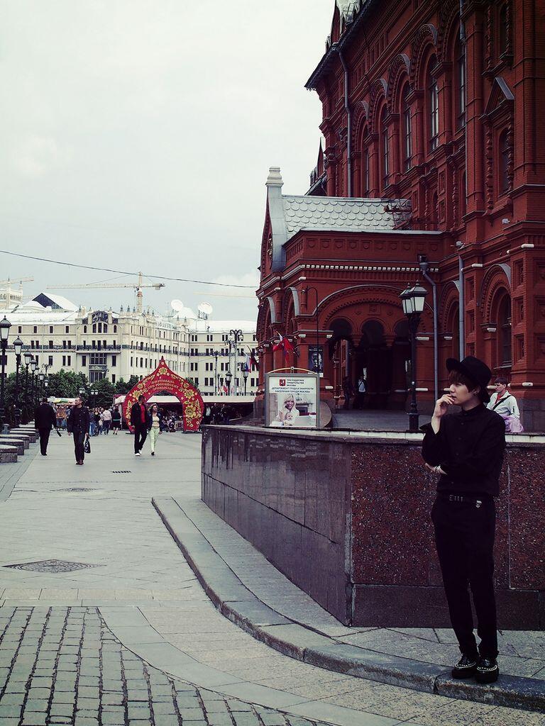 ロシア モスクワでの防弾少年団写真 Twitterより 訳ではありません No防弾少年団 Nolife