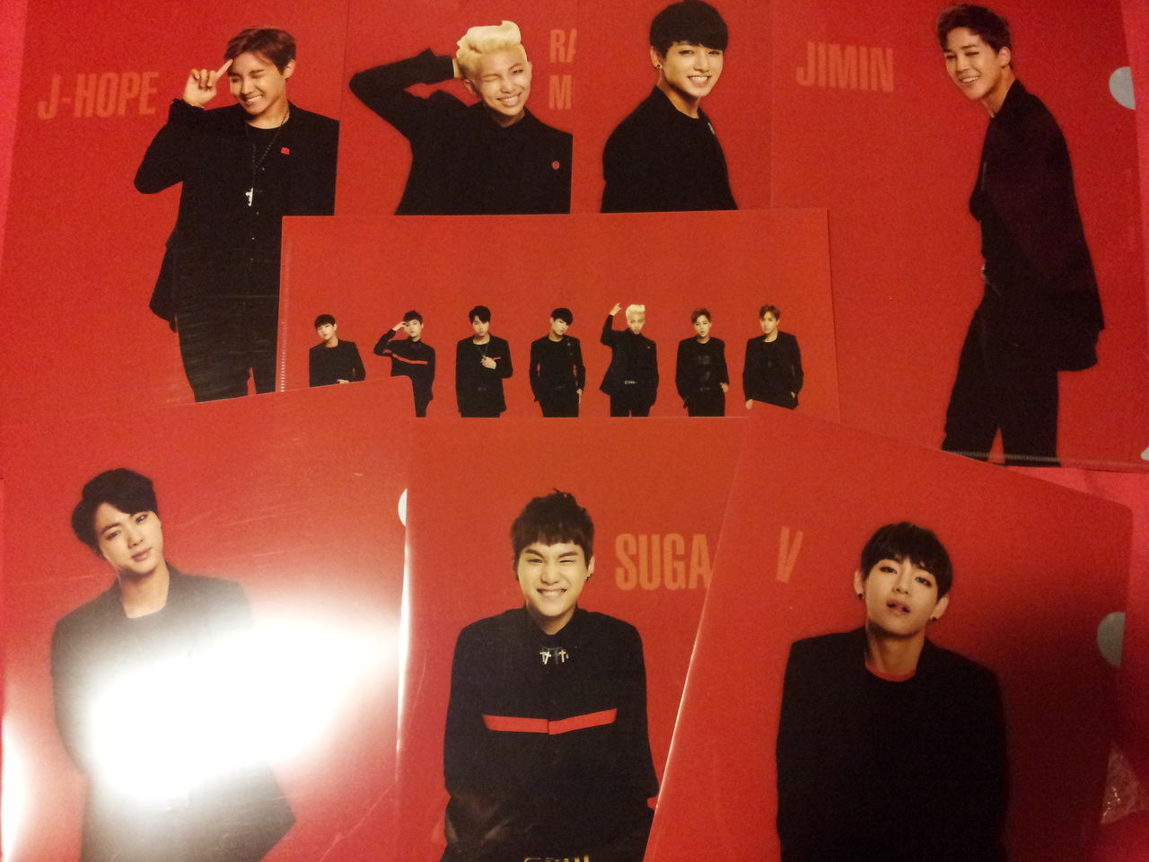 BTS 防弾少年団 THE RED BULLET TRB L-HOLDER SET クリアファイル RM
