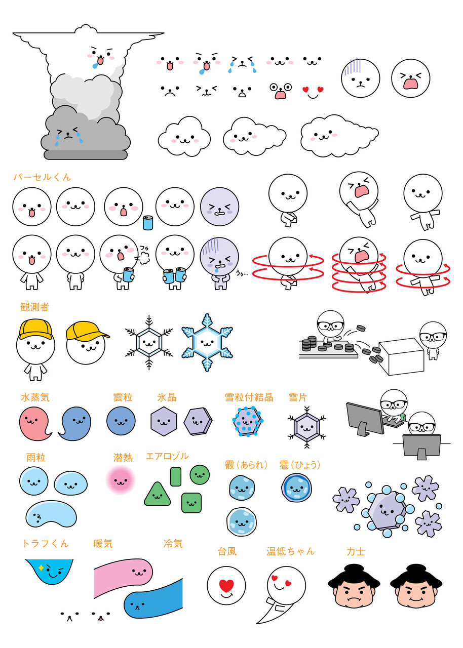 空を見るのが楽しくなる 雲のしくみ 掲載用イラスト Ad Chiaki