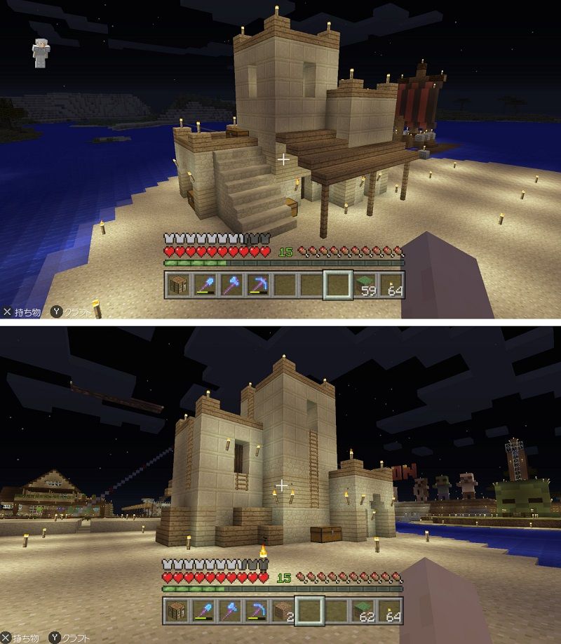 マイクラ サバイバル2 Vol 39 海辺に 海賊エリア を作る ねこじゃらし マイクラ サバイバル2 Vol 39 海辺に 海賊エリア を作る ねこじゃらし