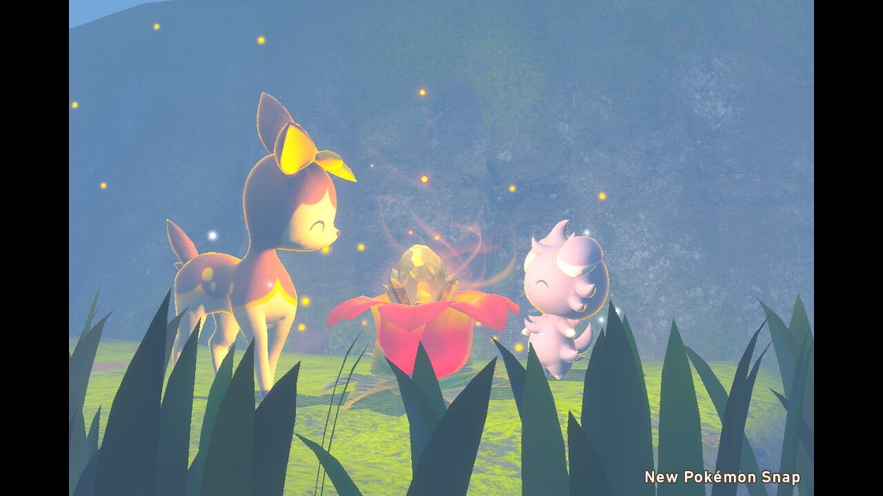 New ポケモンスナップ ニャスパー オーロット シキジカ メブキジカ キテルグマ ねこじゃらし New ポケモンスナップ ニャスパー オーロット シキジカ メブキジカ キテルグマ ねこじゃらし