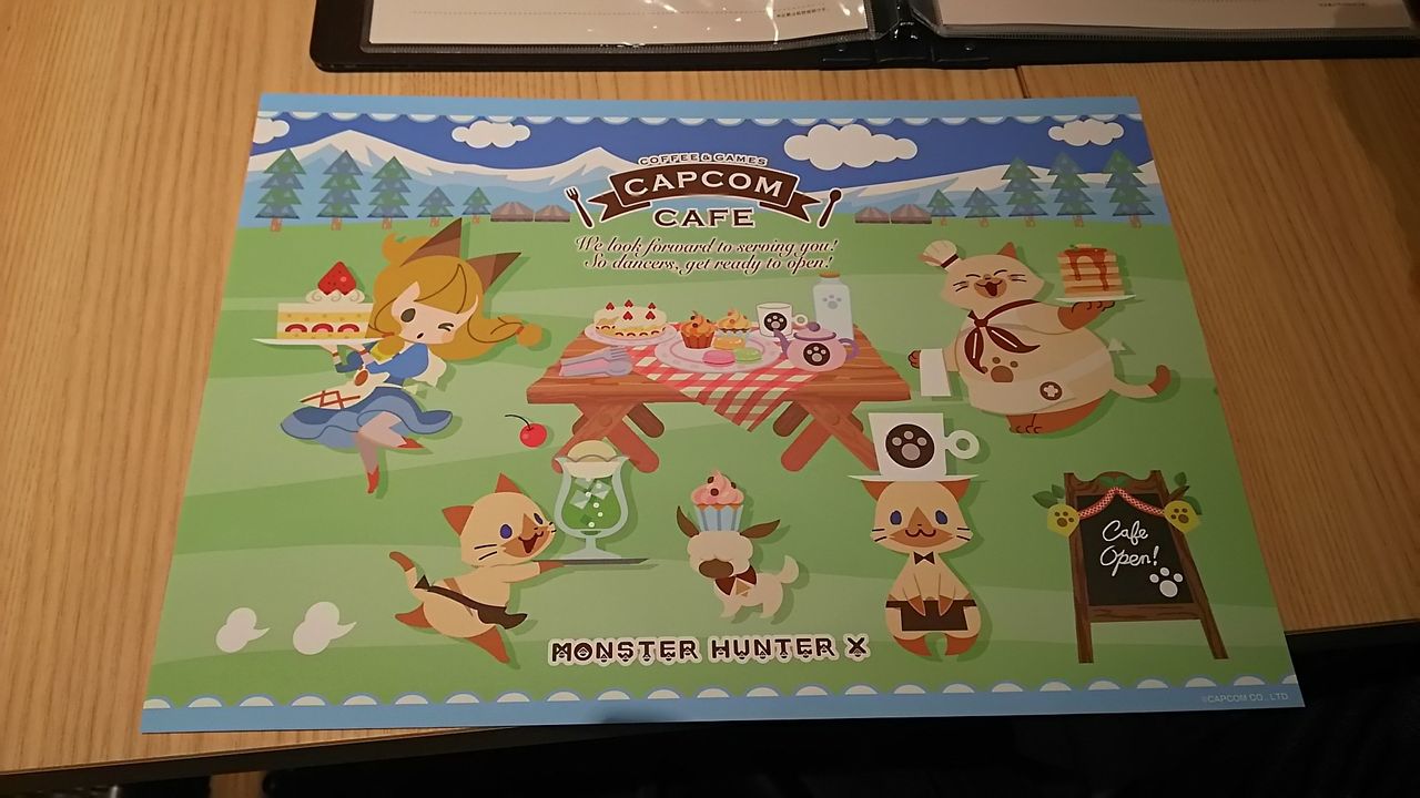 越谷レイクタウンの「カプコンカフェ」に行ってきた : ねこじゃらし