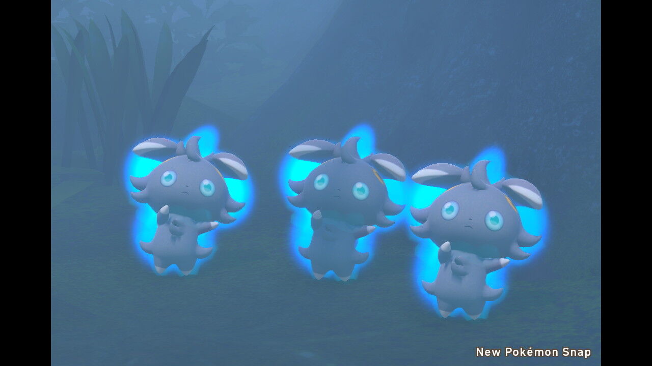 New ポケモンスナップ ニャスパー オーロット シキジカ メブキジカ キテルグマ ねこじゃらし