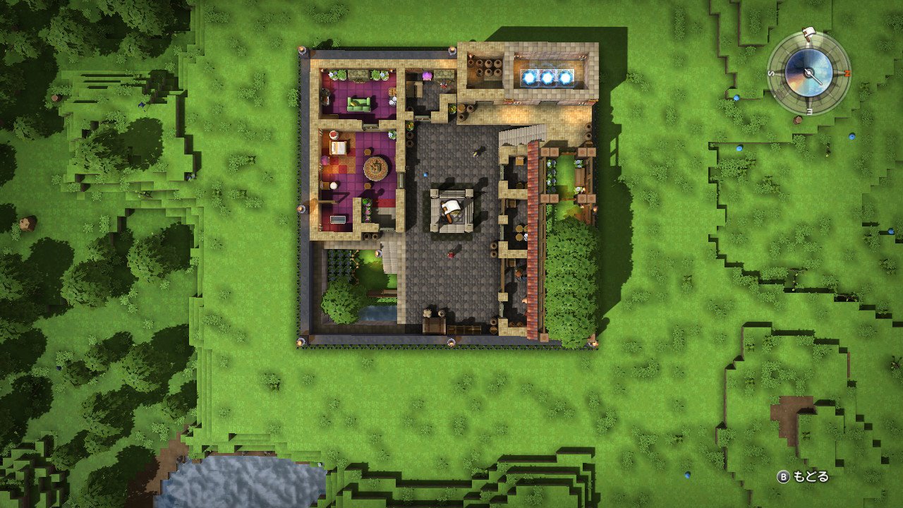 ドラクエビルダーズ メルキド完成 ねこじゃらし