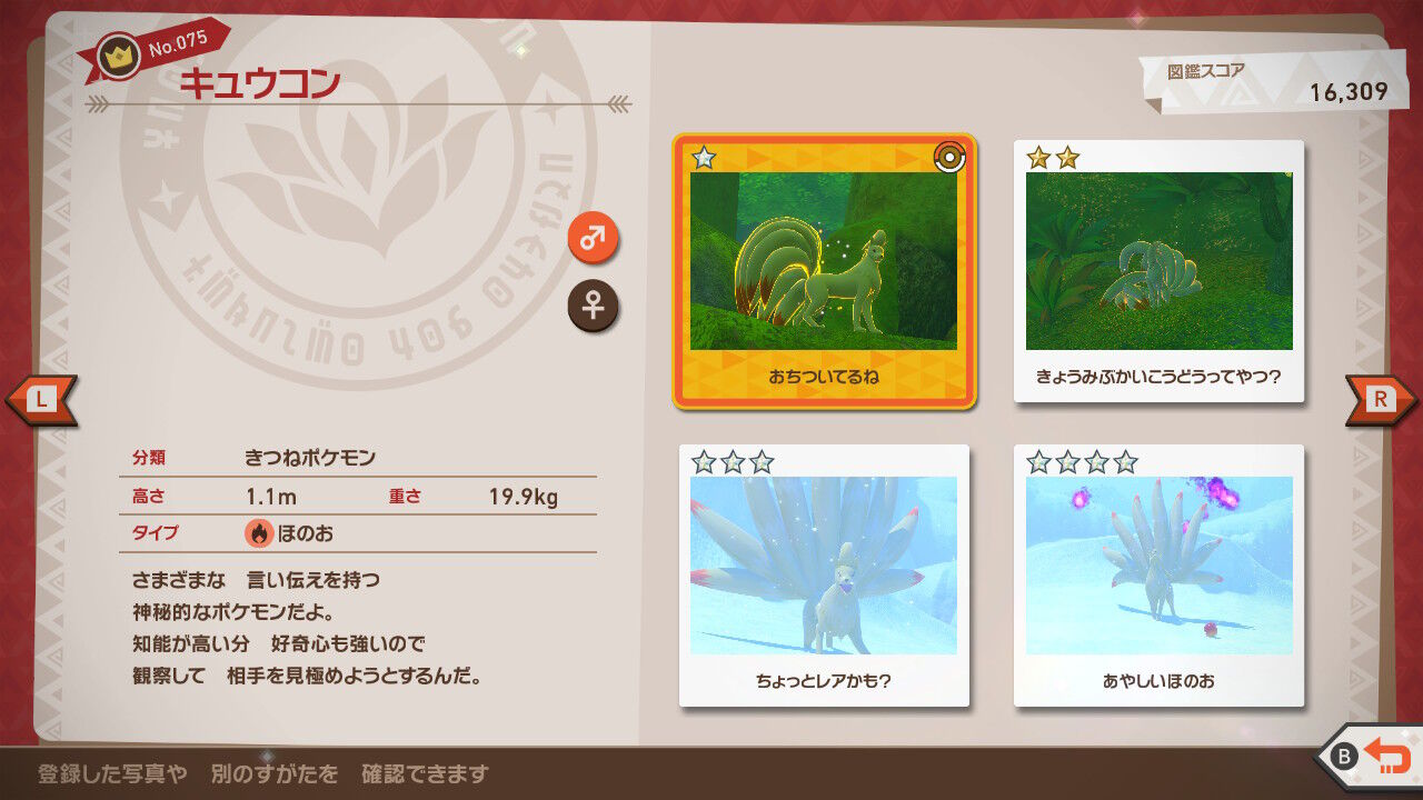 New ポケモンスナップ キュウコン ヤンチャム フシギダネ フシギバナ ねこじゃらし New ポケモンスナップ キュウコン ヤンチャム フシギダネ フシギバナ ねこじゃらし