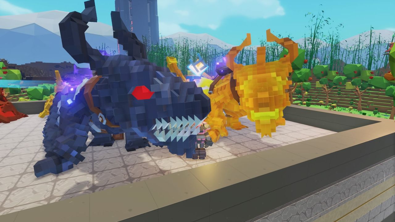 Pixark テイムした飛行恐竜 ねこじゃらし