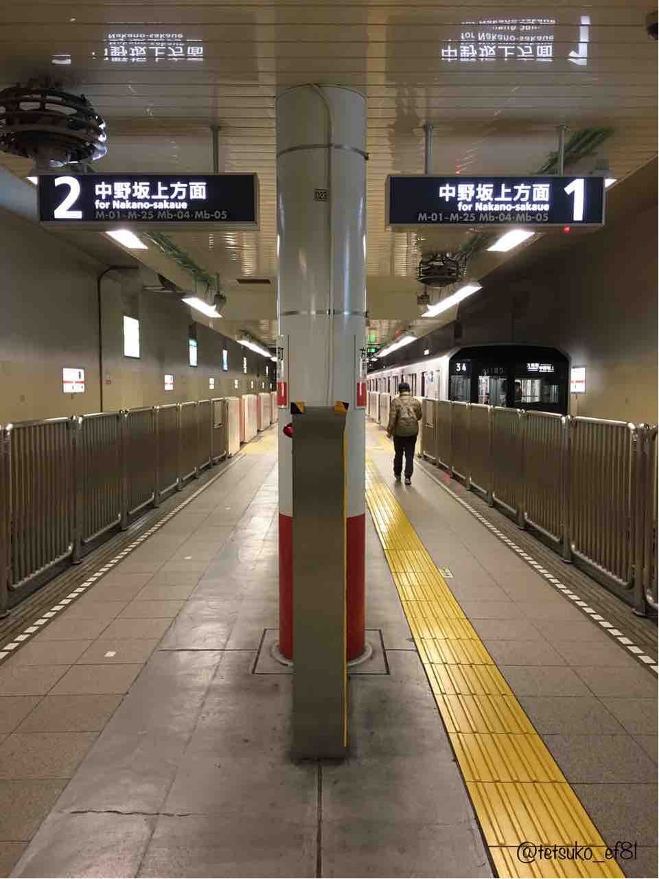 東京メトロ丸ノ内線方南町駅のマンホール蓋 路上散歩備忘録 改
