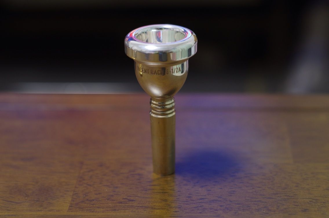 BACH CORP.6 1/2AM トロンボーンマウスピース細管用GP Vincent Bach