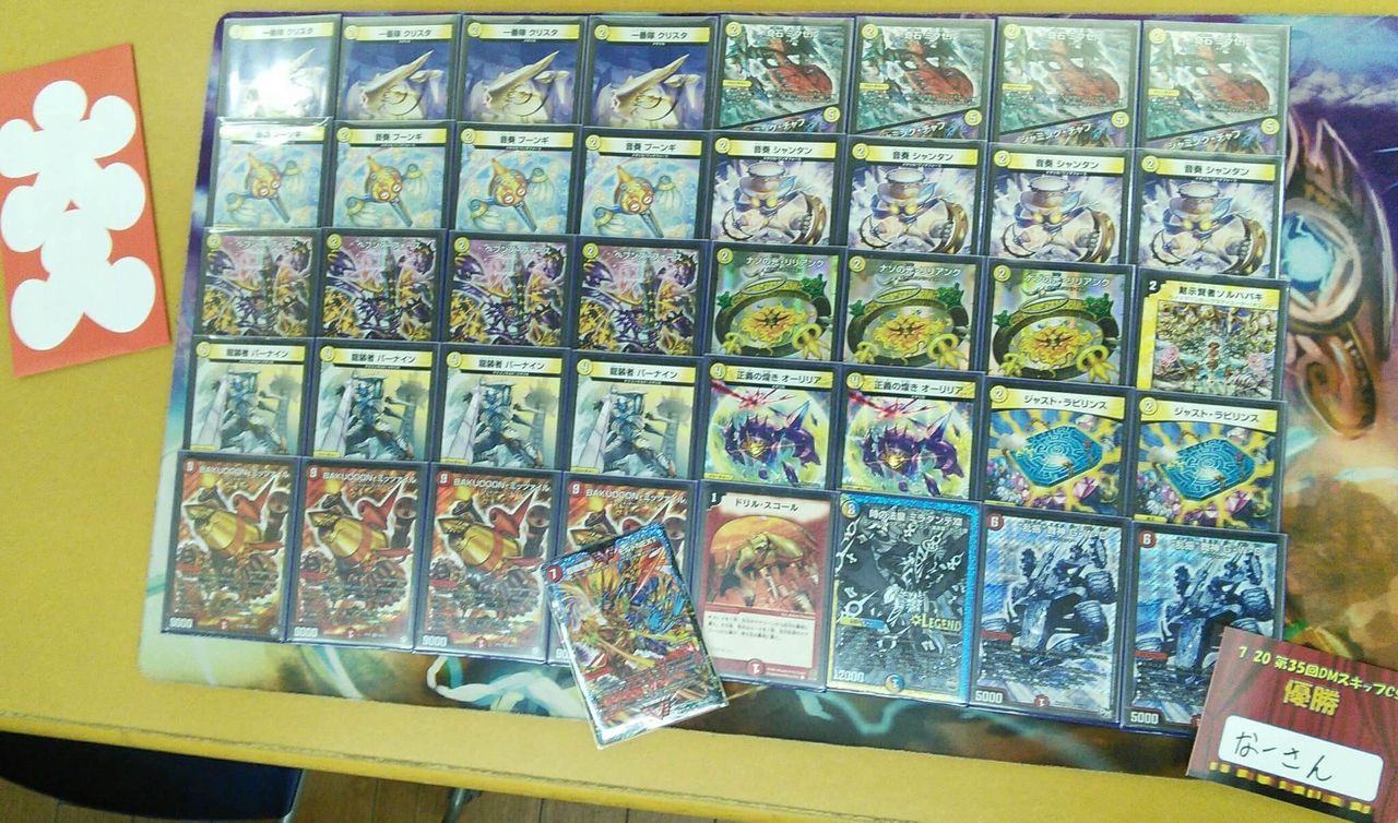 デュエマ】『赤白メタリカミッツァイル』が優勝されていました デュエマ】『赤白メタリカミッツァイル』が優勝されていました