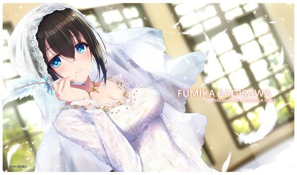 スリーブ】「鷺沢文香」新作スリーブ・プレイマットが発表されました
