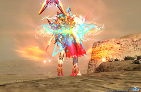 ディア武器因子で炎を纏うゼ Tetua Drive