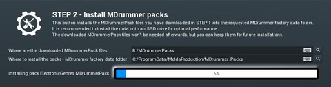 MDrummer Pack Install - Step 2