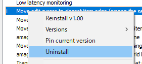 ReaPack_UninstallPackage01