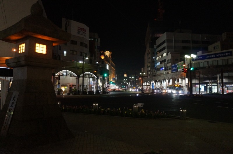 甲突川河畔 鹿児島県鹿児島 夜桜 超気まぐれ日記