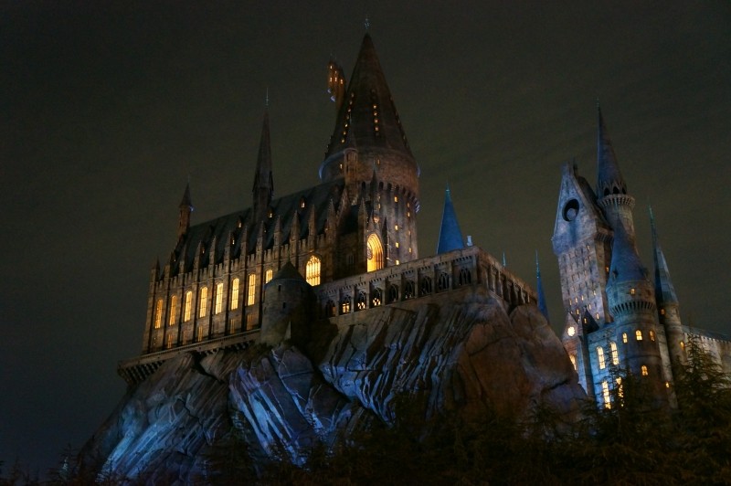 ホグワーツ城 ユニバーサルスタジオジャパン 夜景 超気まぐれ日記 ホグワーツ城 ユニバーサルスタジオジャパン 夜景 超気まぐれ日記