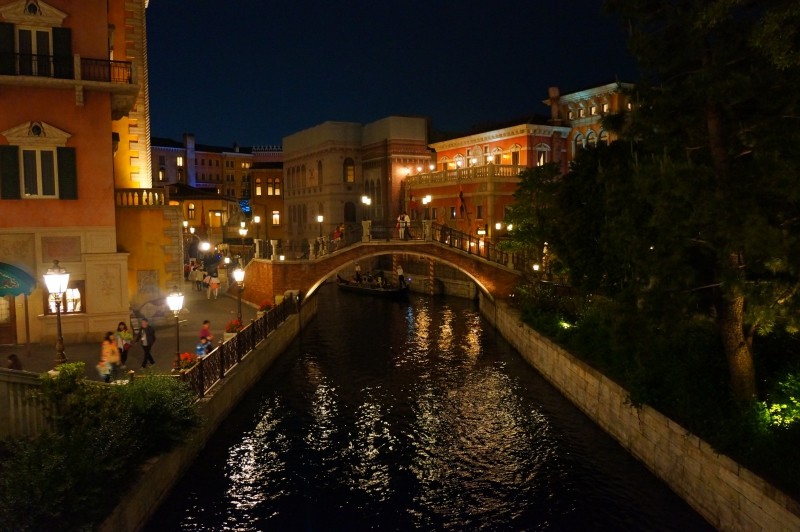 ヴェネツィアン ゴンドラ ディズニーシー 夜景 超気まぐれ日記