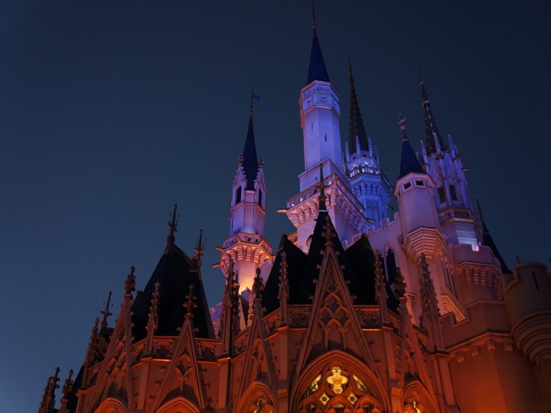 シンデレラ城 ディズニーランド 夜景 超気まぐれ日記