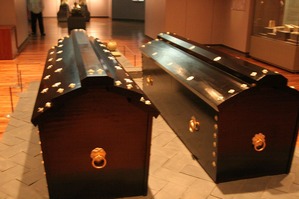 武寧王陵の木棺(復元、国立公州博物館展示)