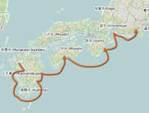 徐福の経路