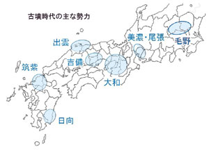 古墳時代の主な勢力