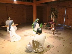 吉野ヶ里歴史公園の祈祷師の様子