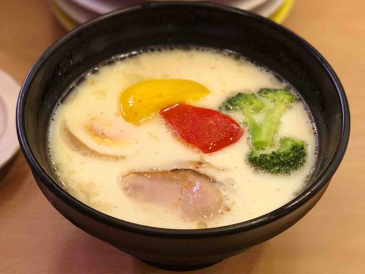 かっぱ寿司 男鹿店 白いスープカレーラーメン The 99 秋田でラーメン かっぱ寿司 男鹿店 白いスープカレーラーメン The 99 秋田でラーメン