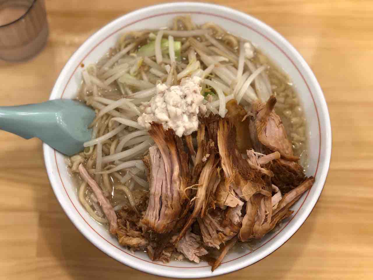 よし虎 肉二郎 醤油 油そば 特盛 The 99 秋田でラーメン