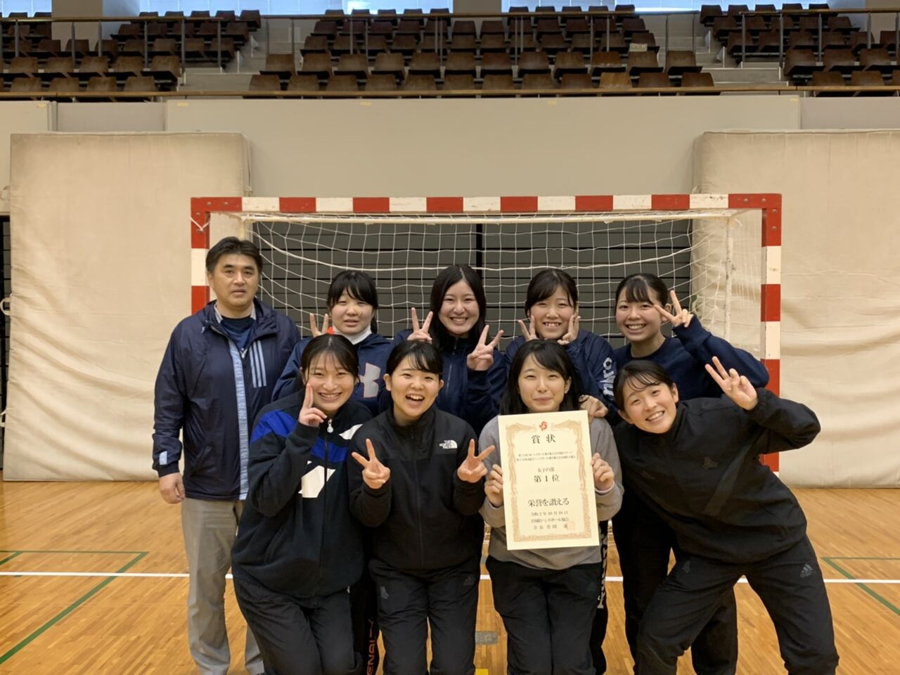 日本選手権宮城県予選 優勝 東北福祉大学 女子ハンドボール部 日本選手権宮城県予選 優勝 東北福祉大学 女子ハンドボール部