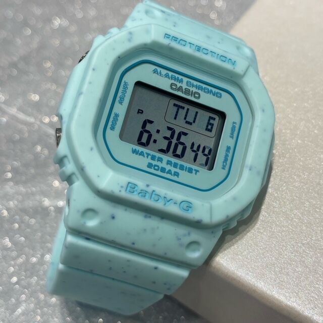 BABY-G デジタル腕時計 アイスクリームカラーズ 混色樹脂でアイスクリームの質感を表現！BABY-Gから「アイス
