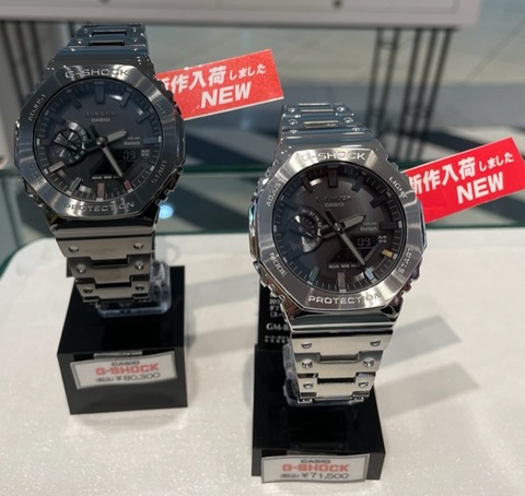 未使用品☆ G-SHOCK GM-B2100D-1AJF フルメタル G-SHOCK 【正規品】カシオ CASIO Gショック FULL METAL 2100