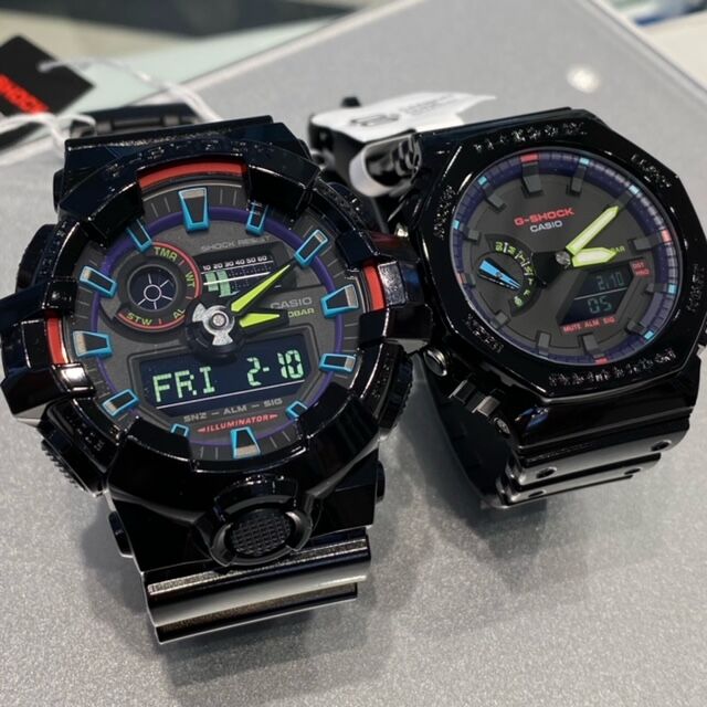 G-SHOCK 新作 Virtual Rainbow:Gamer's RGBシリーズ①【GA G-SHOCK 新作 Virtual Rainbow:Gamer's RGBシリーズ①【GA