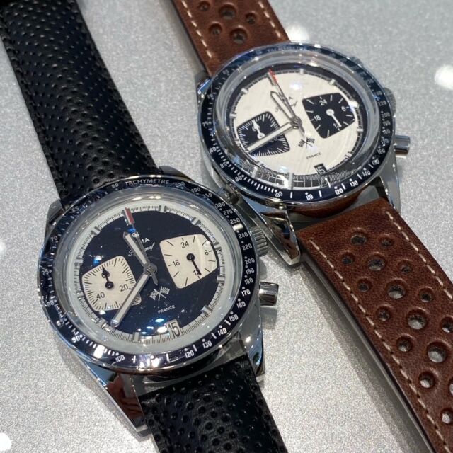 YEMA YMH1572-AM ラリーグラフ イエマ YEMA ラリーグラフ リバースパンダ クォーツ クロノグラフ 日本