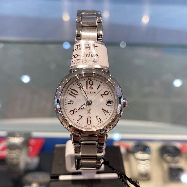 極美品 ES8030-58A クロスシー 電波ソーラー シチズン 時計 ミニソル 極美品 ES8030-58A クロスシー 電波ソーラー シチズン 時計 ミニソル