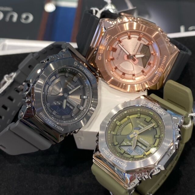 G-SHOCK 2100シリーズ【GM-S2100B-8AJF】【GM-S2100PG-1A4JF