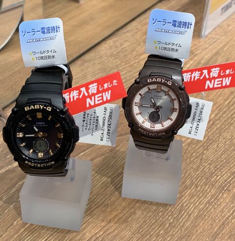 流行に  BABY-G。BGA-1050-1BJF 生産終了しており手に入らない品です。 時計