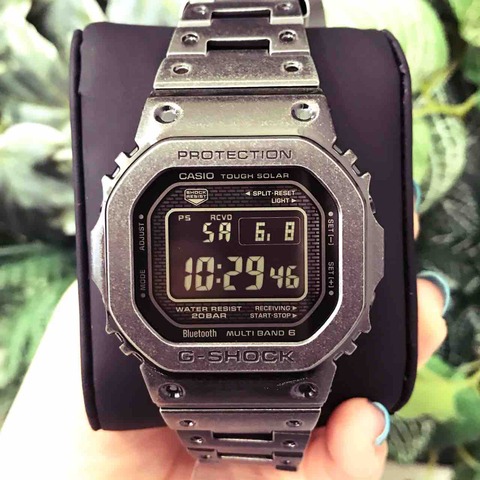 GーSHOCK フルメタル casio-g-shock-full-metal-blue-