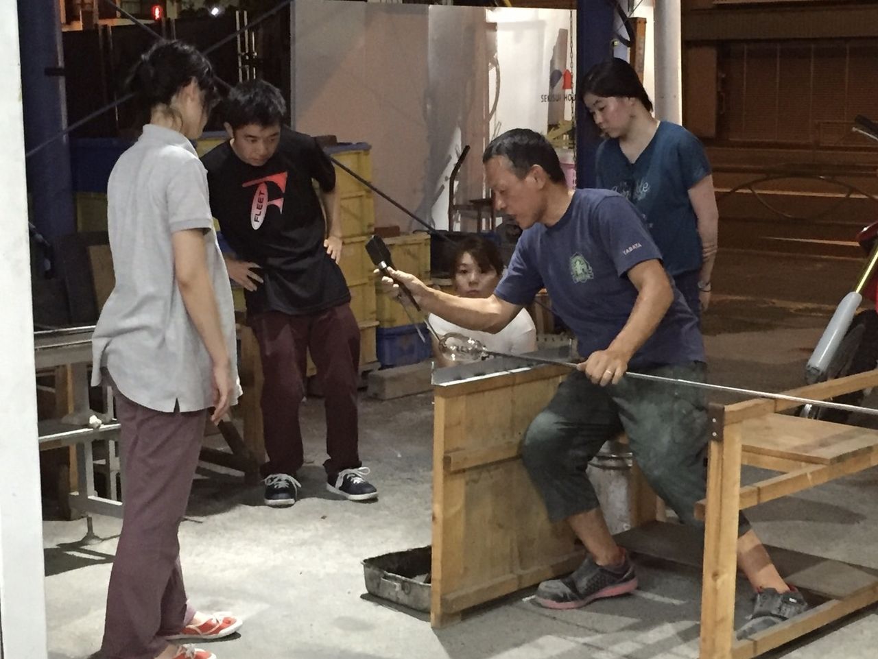 夏休み前の「パート・ド・ヴェール技法 I 」は房先生。 : 東京 夏休み前の「パート・ド・ヴェール技法 I 」は房先生。 : 東京