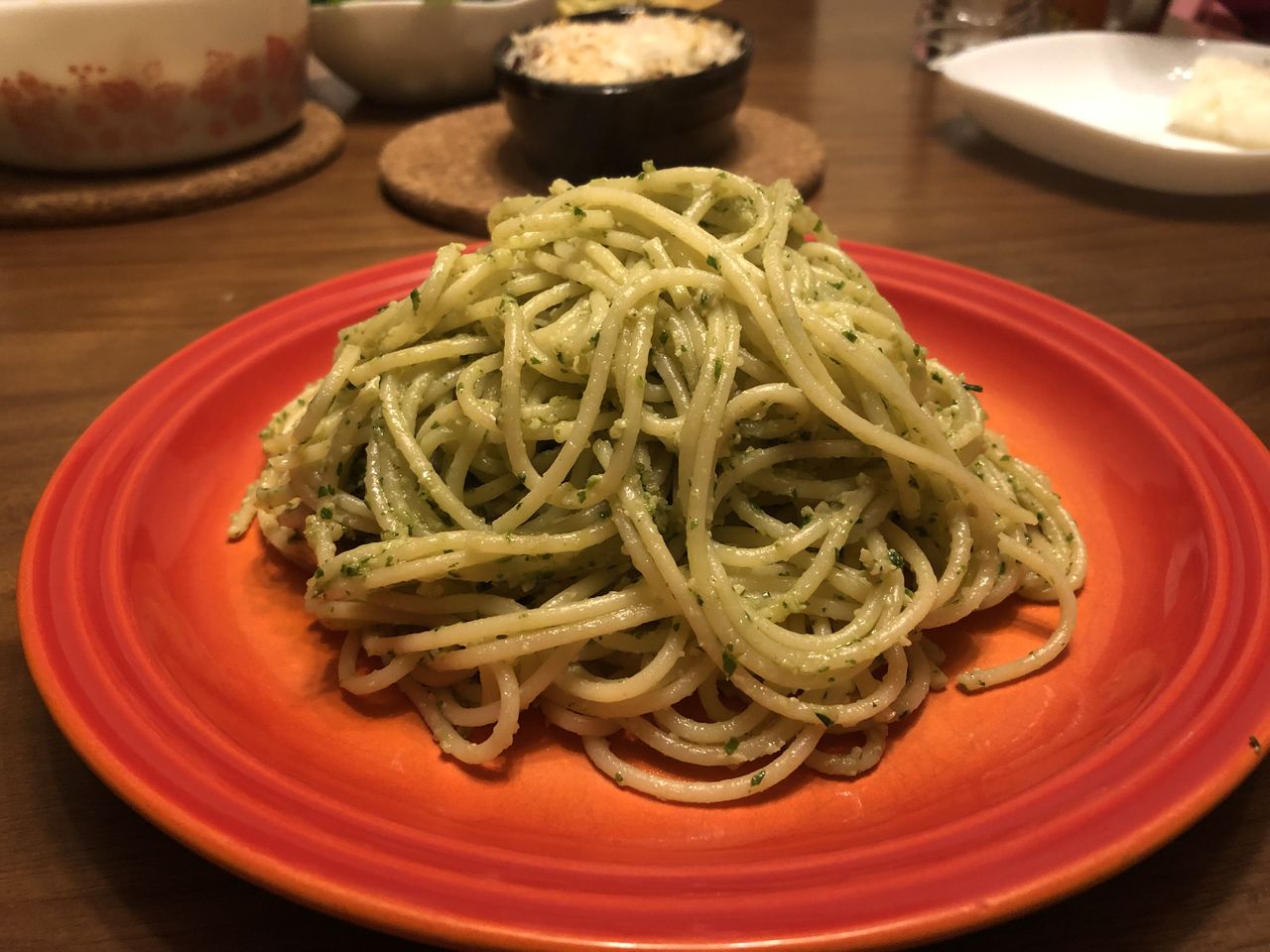 ぽんママのおうちごはん日記 ジェノベーゼのレシピ ぽんママのおうちごはん日記 ジェノベーゼのレシピ