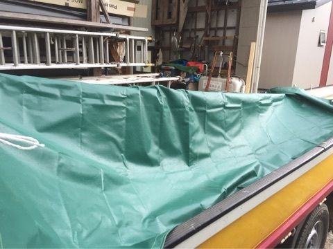 トラック荷台のシート交換 新潟県三条市 屋根 外壁 雨樋 雨漏りのレスキュー隊 富樫外装
