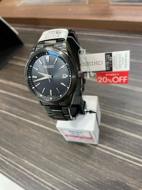 スーツスタイルにも似合うオールブラックウォッチ！SEIKO☆ : タイムズ