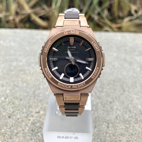 MIT(みっと) BABY-G MSG-W200CG-5AJF 中古品 G-MS BABY-G ベビーG 電波 ソーラー レディース 時計 カシオ