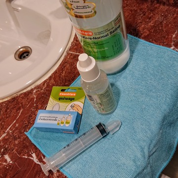 klean & kare normal saline とか シリンジ