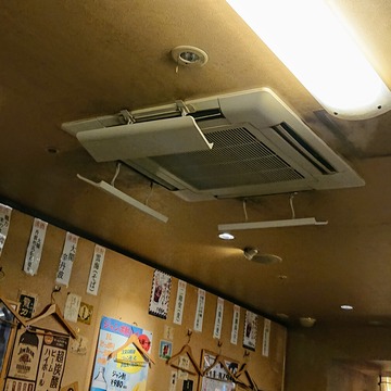 エアコンの防風