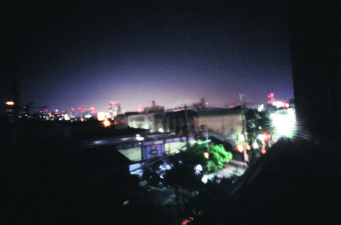 夜部屋から