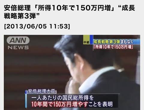 【失われた30年】政府「すまん、国民の所得がこの25年間で135万円も減ってたわ」