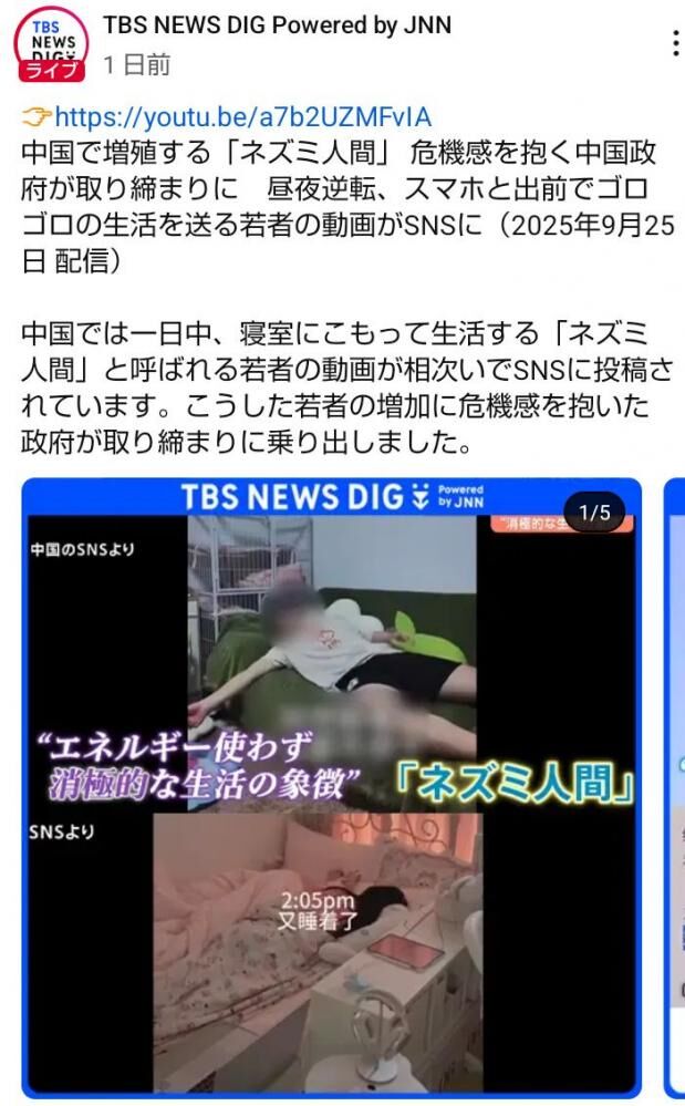 【悲報】中国政府さんニートを弾圧開始ｗｗｗｗｗｗｗｗｗｗｗｗｗｗ